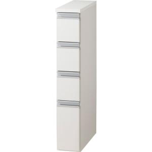 dinos（ディノス） 組立不要 収納物に優しい サニタリーすき間チェスト