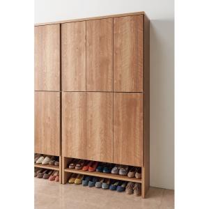 下段オープンシューズボックス 扉ハイタイプ 幅90cm 下駄箱 玄関収納 シューズボックス BS1332 ディノス