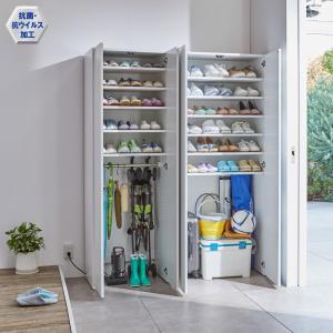 通販でクリスマス エントランス納戸シューズボックス 清潔に安心して使える 下駄箱 シューズボックス 屋外収納 玄関収納 収納 家具 バー付き 幅60cm 靴箱 シューズボックス