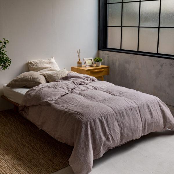 夏用 ≪シングル≫ リネンのダウンケット 肌掛け 肌掛け布団 ダウンケット 560301