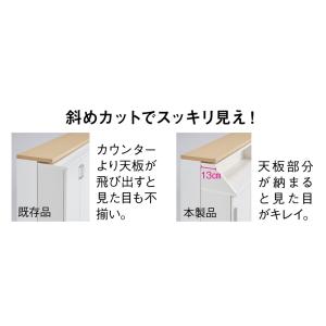 ≪高さ85cm≫ 狭いカウンター天板下にもすっ...の詳細画像4