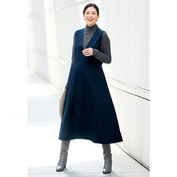 ポケットデザイン はっ水 ジャンパースカート スカート ジャンパースカート 142602