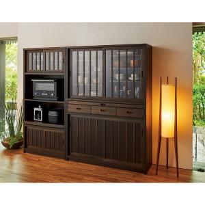 KAGUWORLD 食器棚 キッチン キッチン収納 130cm ダイニングボード