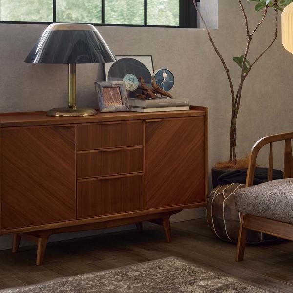 D-modern/ディーモダン シリーズ サイドボード幅120cm奥行42cm リビング収納 キャビ...