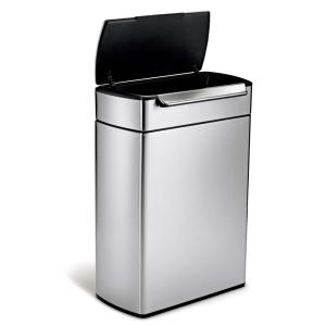 simplehuman/シンプルヒューマン タッチバーダストボックス 分別 48L ダストボックス リビング H04317 ディノス