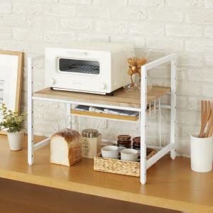 dinos ブルックリン風レンジラック 1段 幅84.5cm キッチン用品