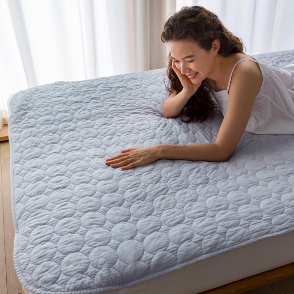 ≪シングルロング｜約100×210cm≫ パシーマ（R）EX 無地 敷きパッド 敷きパッド ベッドパ...