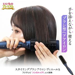 ドライヤー ヘアアイロン ヘアケア 美容 健康 ダイエット ブラシアイロン テレビ放送商品 スタイリングブラシアイロン ヴィエールS AR2301｜dinos