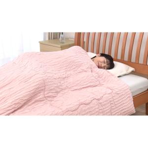 くしゅふわニットのサーマルケット シングル 寝...の詳細画像1