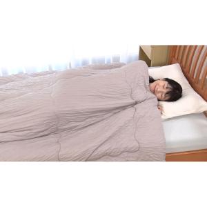 くしゅふわニットのサーマルケット シングル 寝...の詳細画像2