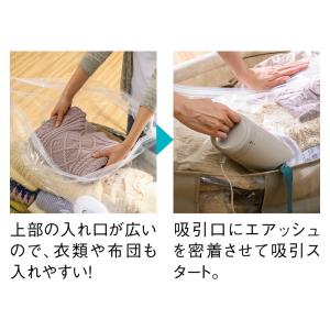布団 ふとん 衣類 収納 布団収納袋 圧縮 カ...の詳細画像2