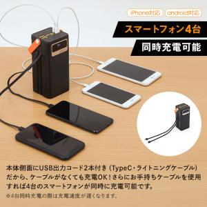 ポータブルバッテリー ソーラーパネル セット ...の詳細画像5