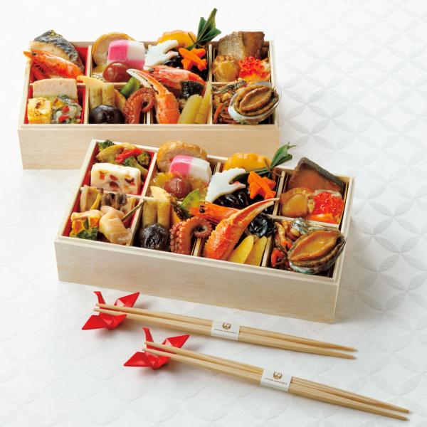 おせち 2026 おせち料理 JALロイヤルケータリング監修 機内食風おせち二客 箸・箸置き付き【約...