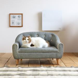ペット用品 猫と暮らす家具 コンパクト ペット 合皮 ペットソファ　リリ LM0232｜dinos