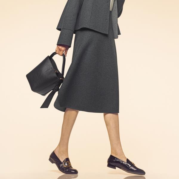 ウール混 ダブルフェイス スカート ファッション スカート PC5935