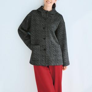 essence（MONDAINE） ストレッチ素材 ダブルボタン ジャケット