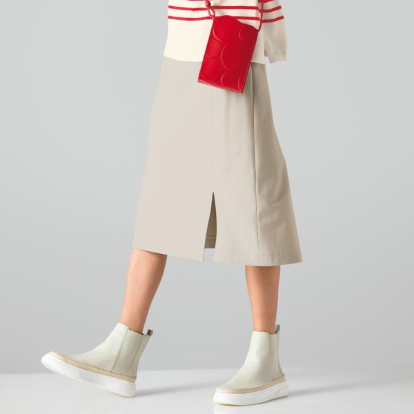 多機能素材使用 美シルエットスカート ファッション スカート PC6340