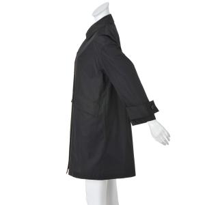 シルク混ローン 軽量 はっ水 ステンカラーコー...の詳細画像4