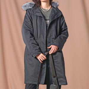 sankyo shokai（三京商会） ラクーン トリミング モッズコート フード