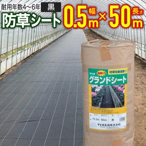 防草シート　耐久目安15〜20年　約3坪分　未使用 ダイオ 公式 長期耐久 ご利用目安15年 防草フェルト 黒 1m×20m 約4mm厚