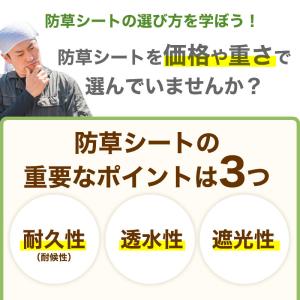 防草シート 雑草対策 ツイストガード 茶 1m...の詳細画像4