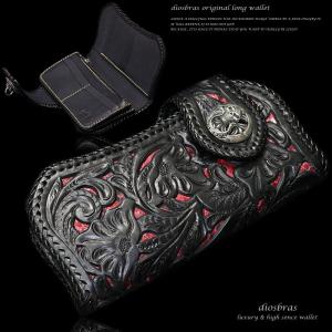 ダイヤモンドパイソン ミドルウォレット ケネディー 蛇革 バイカーズ