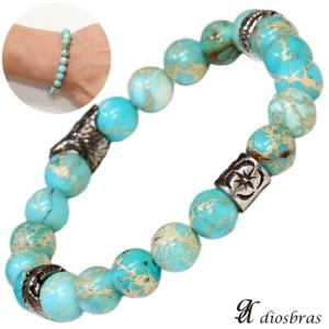 ブラックスター サファイア ダイオプサイト 8mm ブレスレット