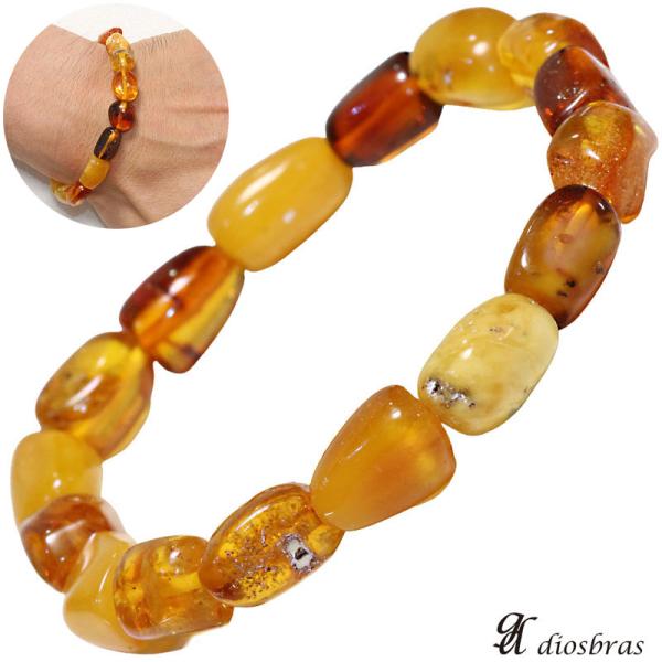 アンバー 琥珀 超希少平玉  ナチュラル 数珠  パワーストーン  天然石ブレス  お守り