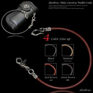 シルバーウォレットチェーン シルバー925 アラベスク 百合 ユリの紋章