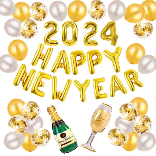 Happy new year 2023 お正月バルーン 飾り付け セット 2023 数字バルーン 乾...