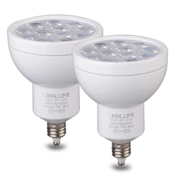 OKALUMI LEDスポットライト E11 電球色 調光対応 75w形相当 7W 780lm 27...