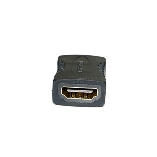 HDMI 中継コネクター 延長アダプター HDMI2.0対応 4K画質/60Hz対応 メス-メス『金...