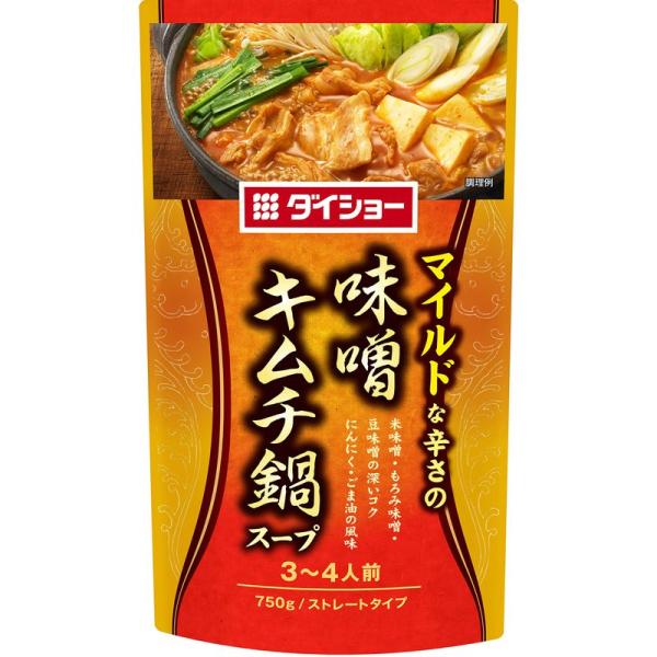 ダイショー 味噌キムチ鍋スープ 750g × 10個