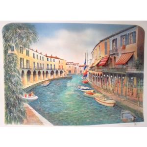 絵画 油絵 小澤勇寿郎 作 パリの街 8号サイズ インテリア 定価160000円