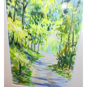 日本の自然風景 絵画 水彩画 横尾武之 作 「...の詳細画像5