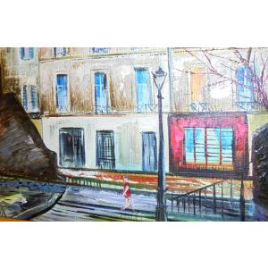 インテリア 風景絵画 油絵 小澤勇寿郎 作 パ...の詳細画像2