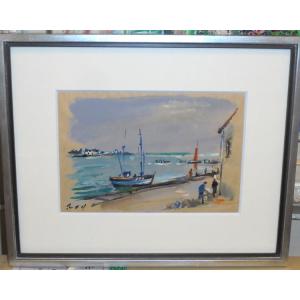 絵画 油絵 小林幸三 「上高地・大正池」 6号風景画 インテリア お祝い