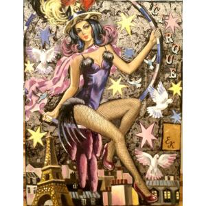 竹内敏彦 絵画 肉筆絵画 風景画 舞妓さん F6 送料無料 : アートフジ