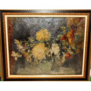 フランス風景絵画 油絵 小澤勇寿郎 作 パリの街 8号サイズ インテリア