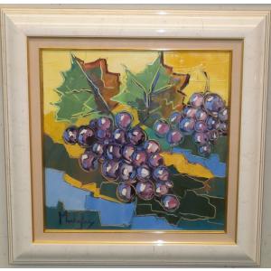 インテリア 花の絵画 油絵 小澤勇寿郎 作 華 6号サイズ 定価120000円