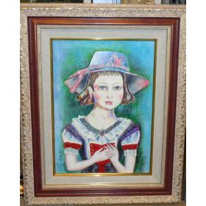 絵画 油絵 小澤勇寿郎 作 パリの街 8号サイズ インテリア 定価160000円