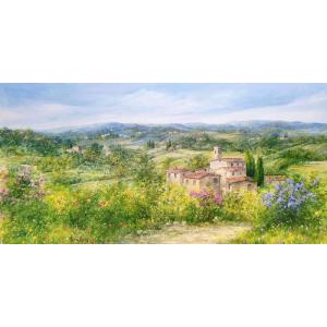 絵画 油絵 小林幸三 「上高地・大正池」 6号風景画 インテリア お祝い