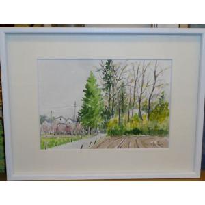 絵画 油絵 小林幸三 「上高地・大正池」 6号風景画 インテリア お祝い