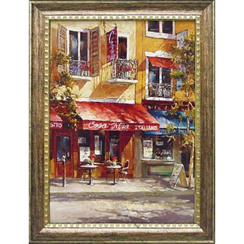 フランス風景 立体複製画 「カーサ ミーア イタリアーノ」 モダン絵画 インテリア