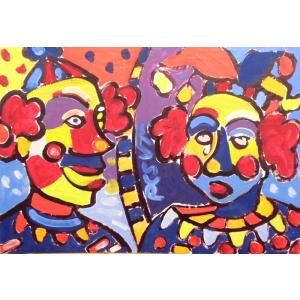 絵画 油絵 小澤勇寿郎 作 パリの女 6号サイズ インテリア 定価120000円