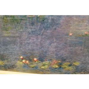 モネ 「睡蓮(朝)」有名絵画 インテリア 版画...の詳細画像1