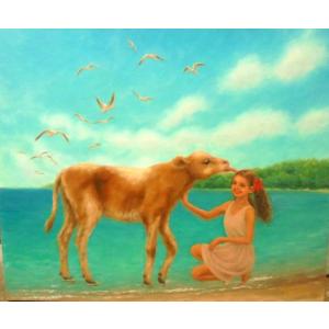 絵画 油絵 小澤勇寿郎 作 パリの街 8号サイズ インテリア 定価160000円