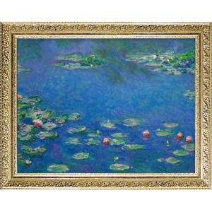 モネ チューリップ畑 世界の名画 有名絵画 立体複製画 74cm×60cm