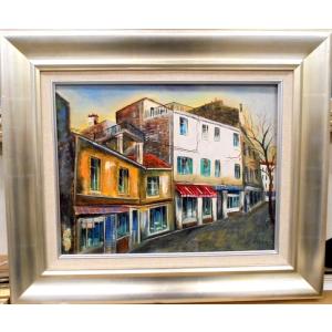 絵画 油絵 小林幸三 「上高地・大正池」 6号風景画 インテリア お祝い