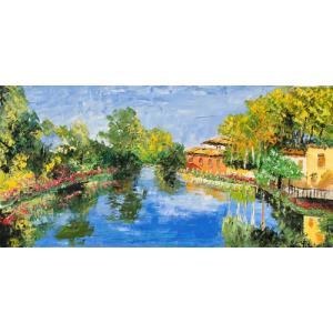 上村松園 「序の舞」 シルクスクリーン版画（限定300部 版上落款あり